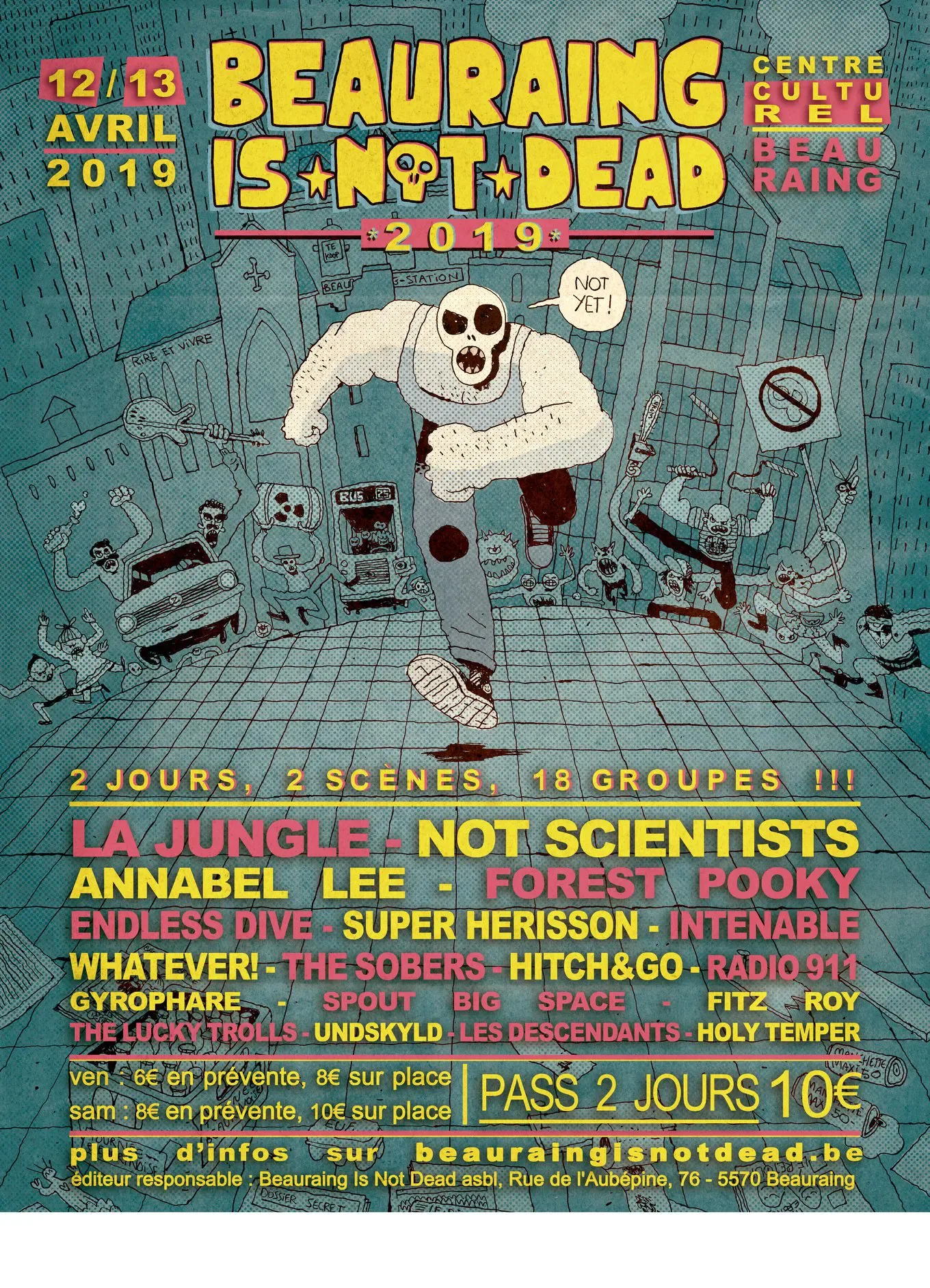 Affiche du festival BIND 12 (2019)