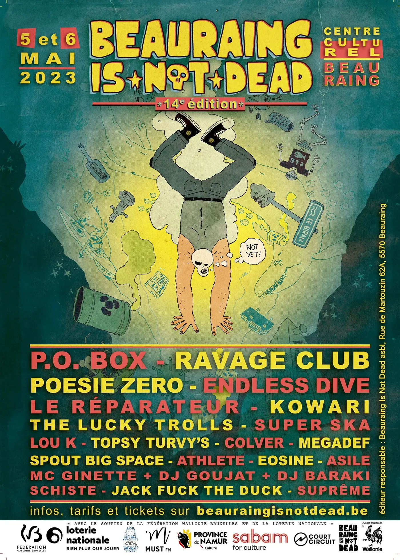 Affiche du festival BIND 14 (2023)